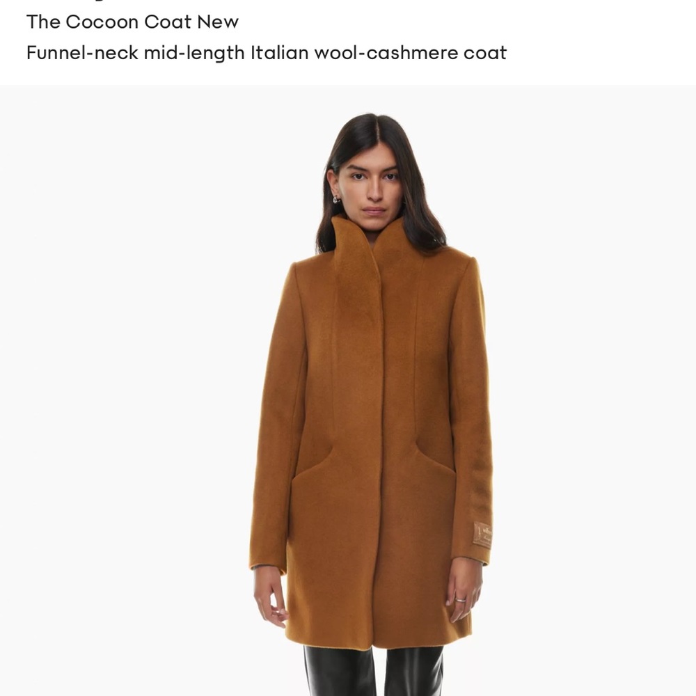 Wilfred Cocoon Wool-Cashmere Coat
